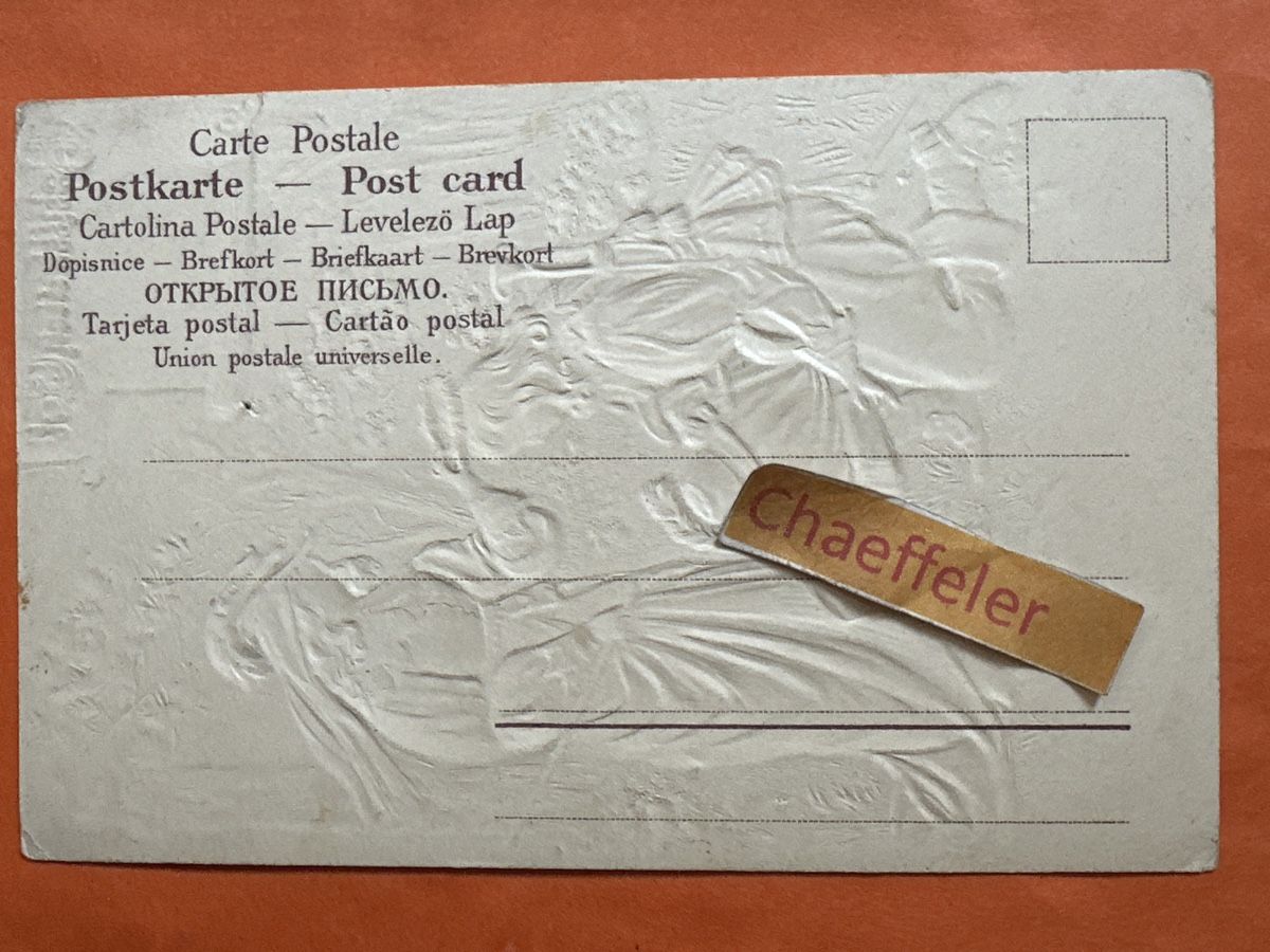 Cartoline postali: Antike Postkarte "Behüt dich Gott", um 1900  – Usato da Zürich venduto da Chaeffeler 2