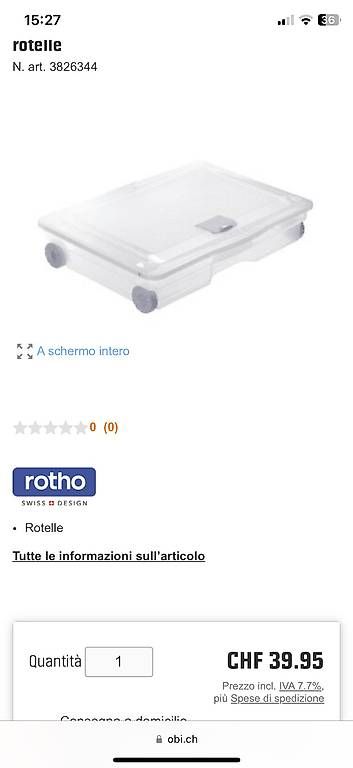 Behälter & Ähnliches: Contenitore sotto letto Rotho – Gebraucht aus Cresciano von Koyol 3