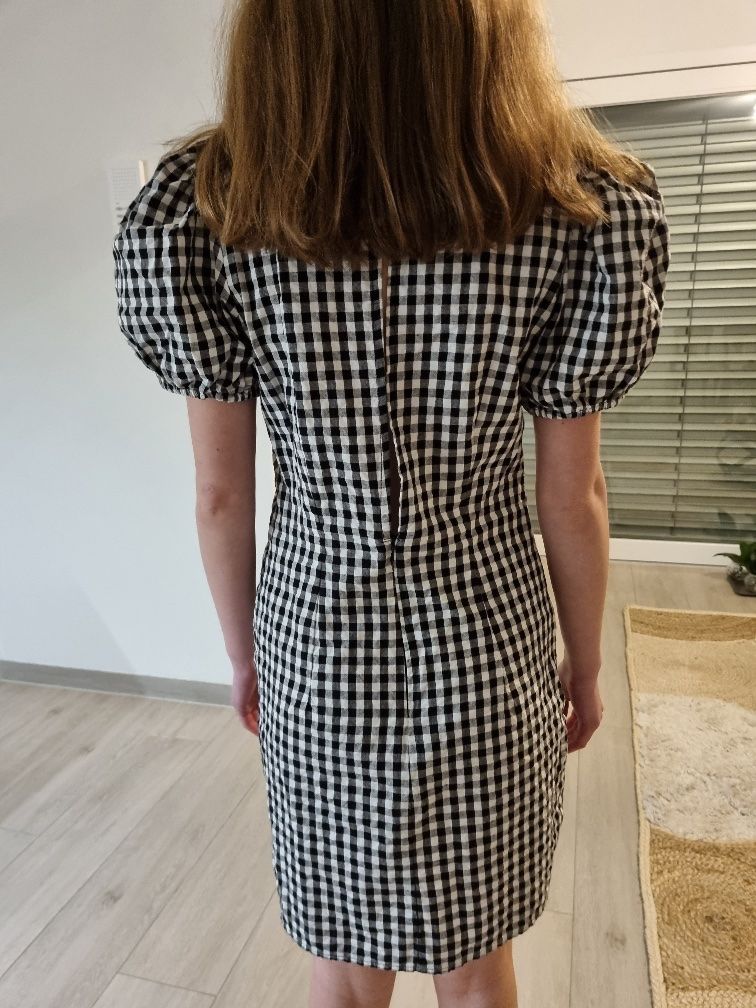 Vestiti: Robe à carreaux Mango, taille S – Usato da Riddes venduto da pierre-a-facettes 3