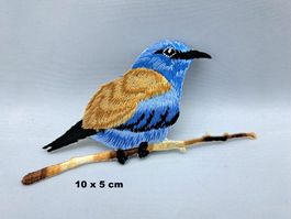 VOGEL - Aufnäher - Aufbügler - Stickerei - 10x5cm