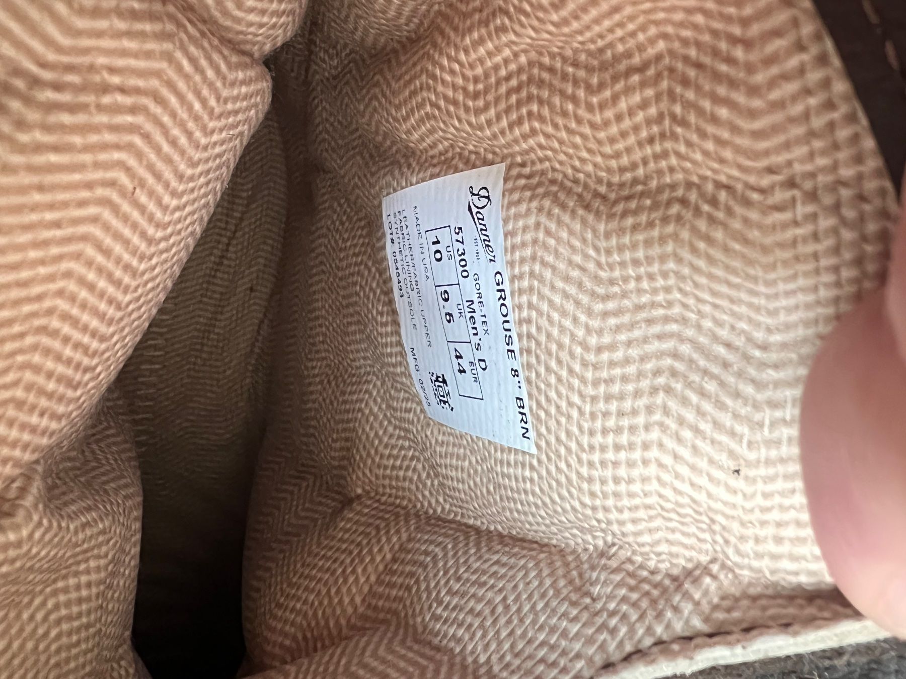 Scarpe da uomo: Danner Grouse 8 – Usato da Horgen venduto da LR2008 3