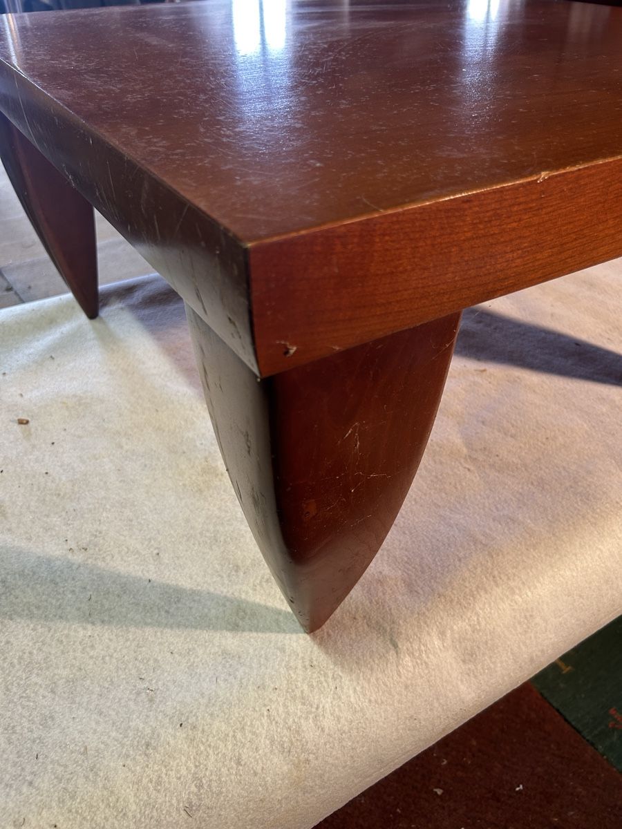 Tische: Retro Couchtisch, Massivholz, 80x80cm – Gebraucht aus Kehrsiten von fot_55m5 3