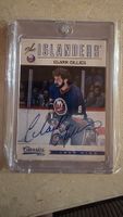 Clark Gillies 2012-13 Panini Classics Autograph Card