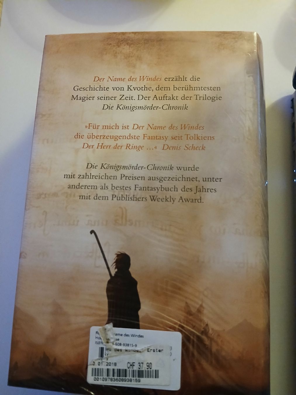 Libri: Der Name des Windes - Patrick Rothfuss - verschweißt – Nuovo e nell'imballaggio originale da St. Gallen venduto da stern212 1