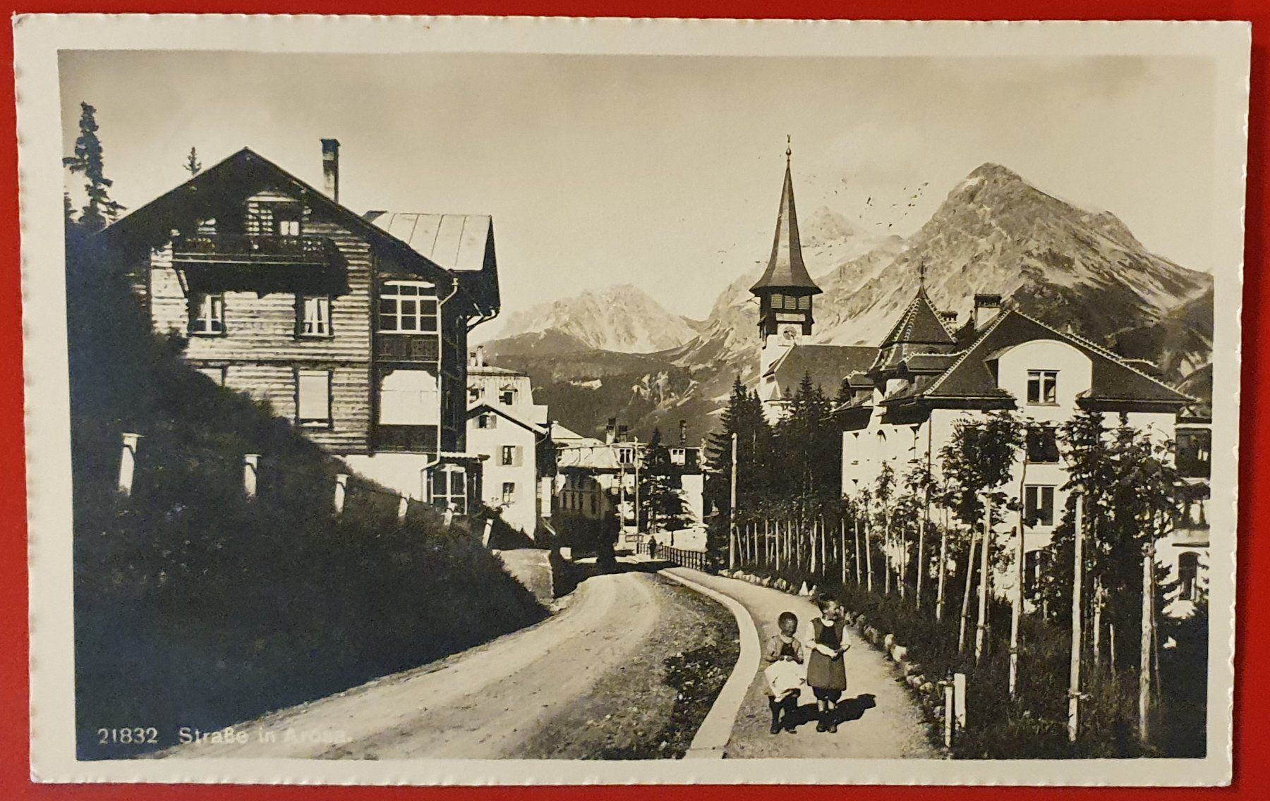 Cartoline postali: Strasse in Arosa 1916 – Usato da Kreuzlingen venduto da Rschweiz1