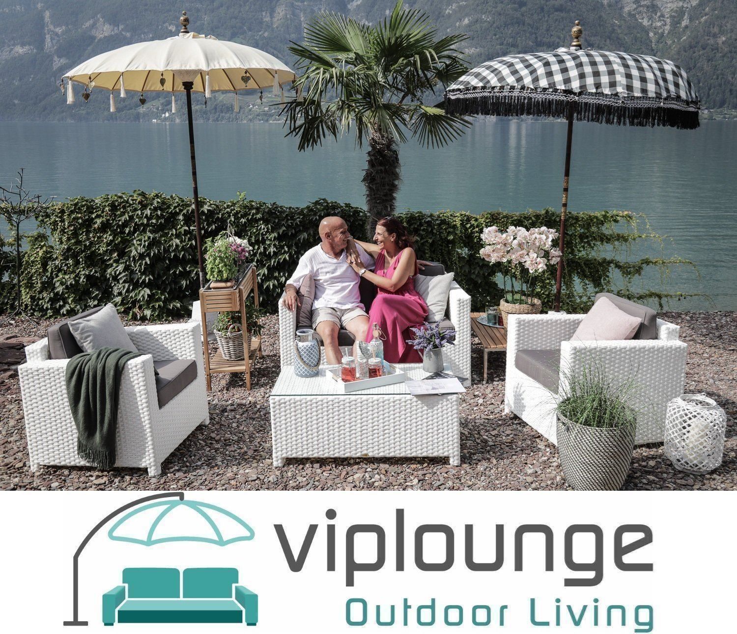 Viplounge Sofas: Gartensitzgruppe ➔ Loungemöbel Set weiss – Neu und originalverpackt aus Uznach von viplounge 2