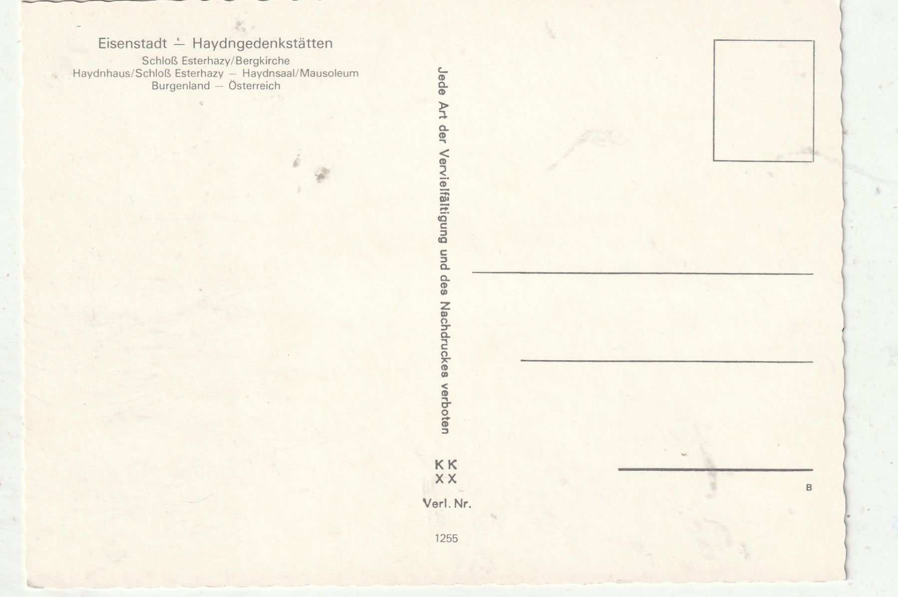 Cartoline postali: Eisenstadt MBK – Usato da Lumbrein venduto da made02 1