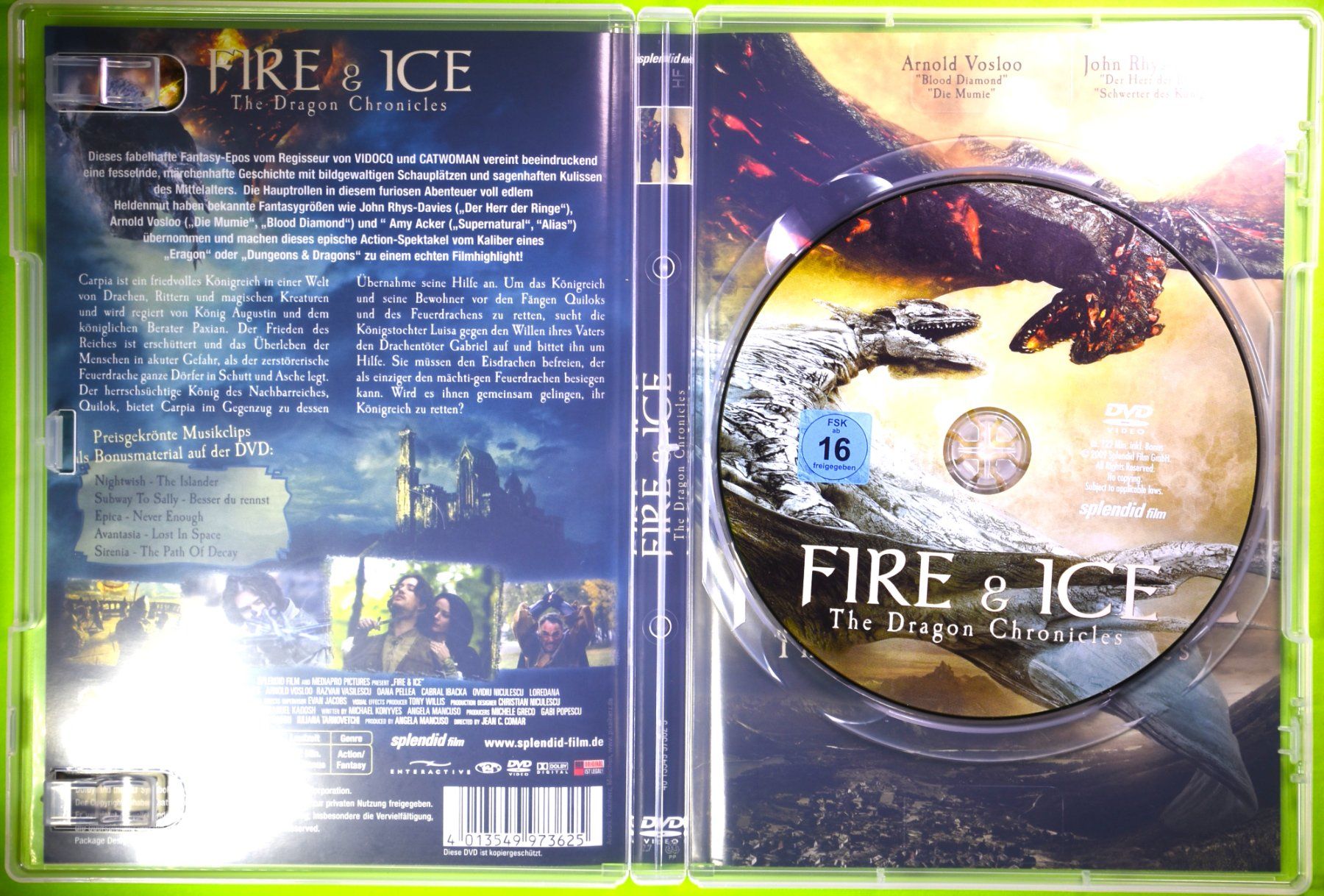 Tutti i DVDs: FIRE & ICE  /  THE DRAGON CHRONIKLES – Nuovo (secondo la descrizione) da Luzern venduto da piro12 3