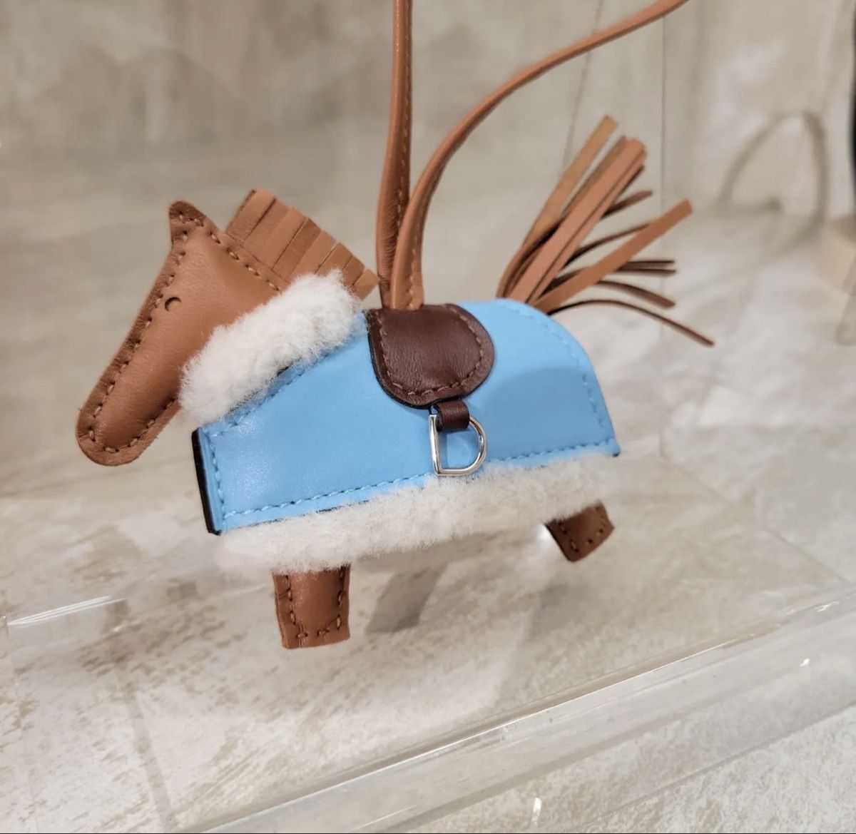Hermès Portachiavi: Hermes rodeo robeo pluch neu – Nuovo e nell'imballaggio originale da Kilchberg ZH venduto da cruella 1