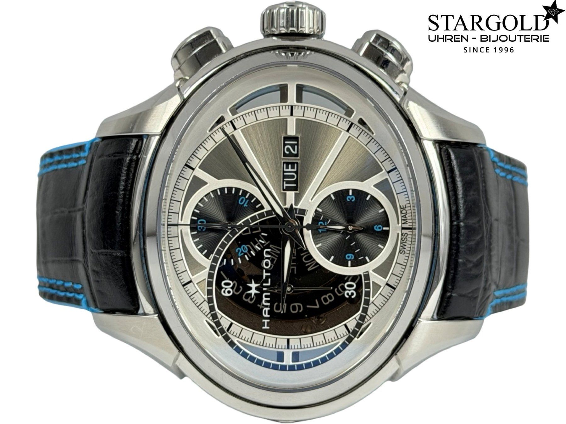 Hamilton Orologi: Hamilton Jazzmaster Auto Chrono - H32866781 – Usato da Zürich venduto da Stargold-Uhren 3