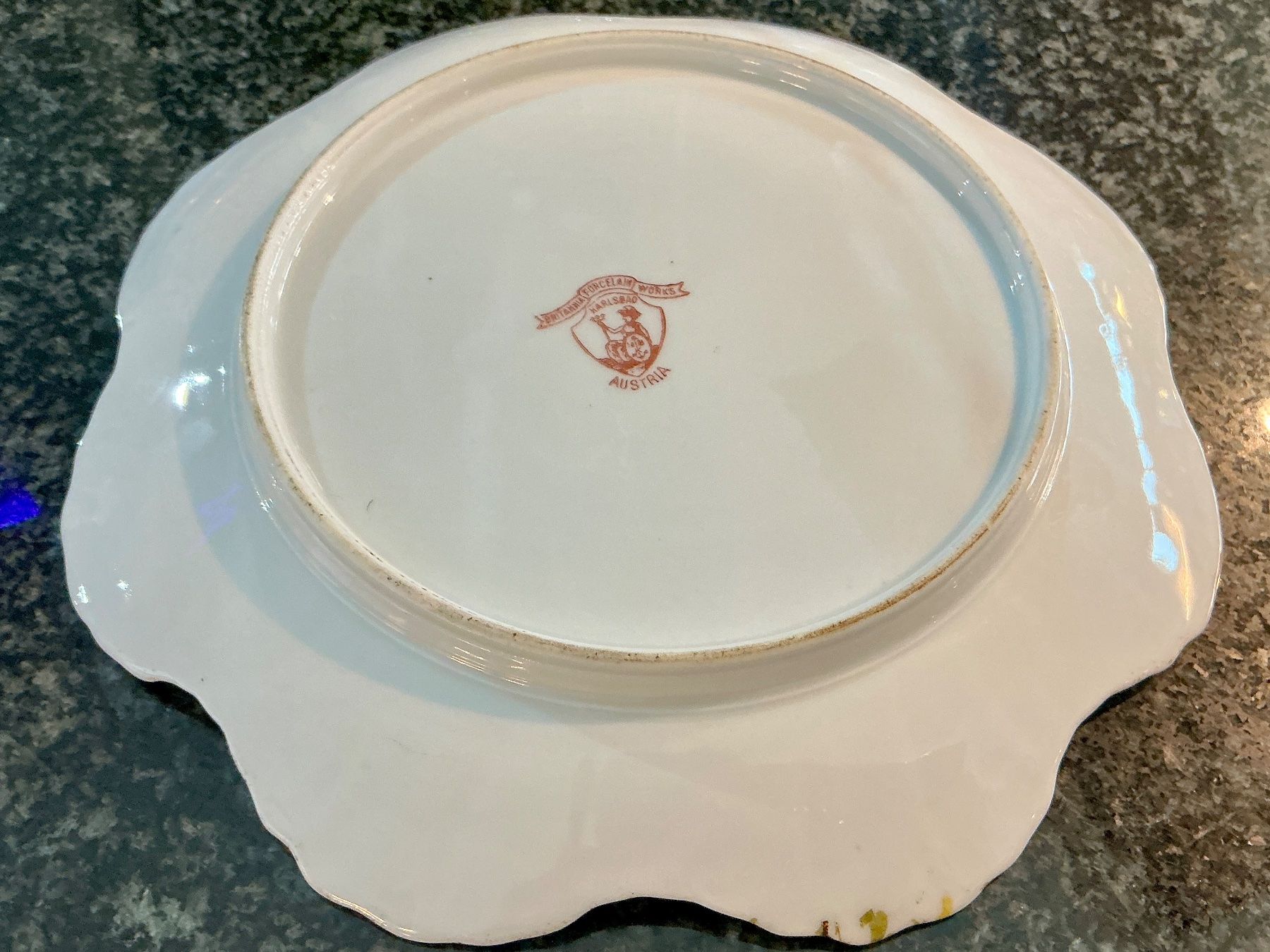 Piatti: JUGENDSTIL TELLER AUSTRIA UM 1900, GEMARKT – Usato da Biglen venduto da Limarkt 5