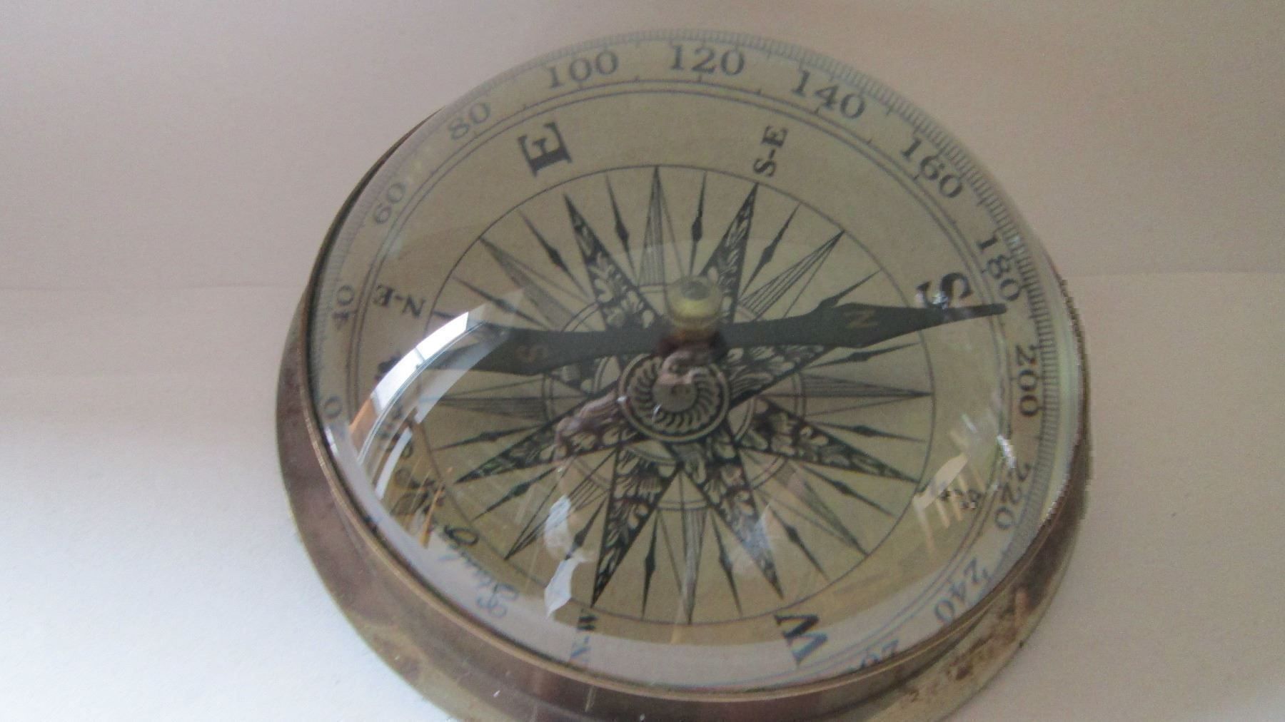 GPS & Strumenti di misurazione: Wunderschöner nostalgischer Schiffskompass Replik brüniert – Nuovo (secondo la descrizione) da Drochtersen venduto da Simonchen 5