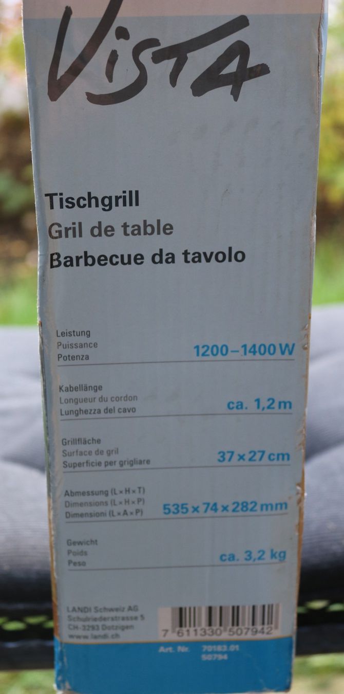 Griglie: Tischgrill – Nuovo (secondo la descrizione) da Frick venduto da Beni58 2