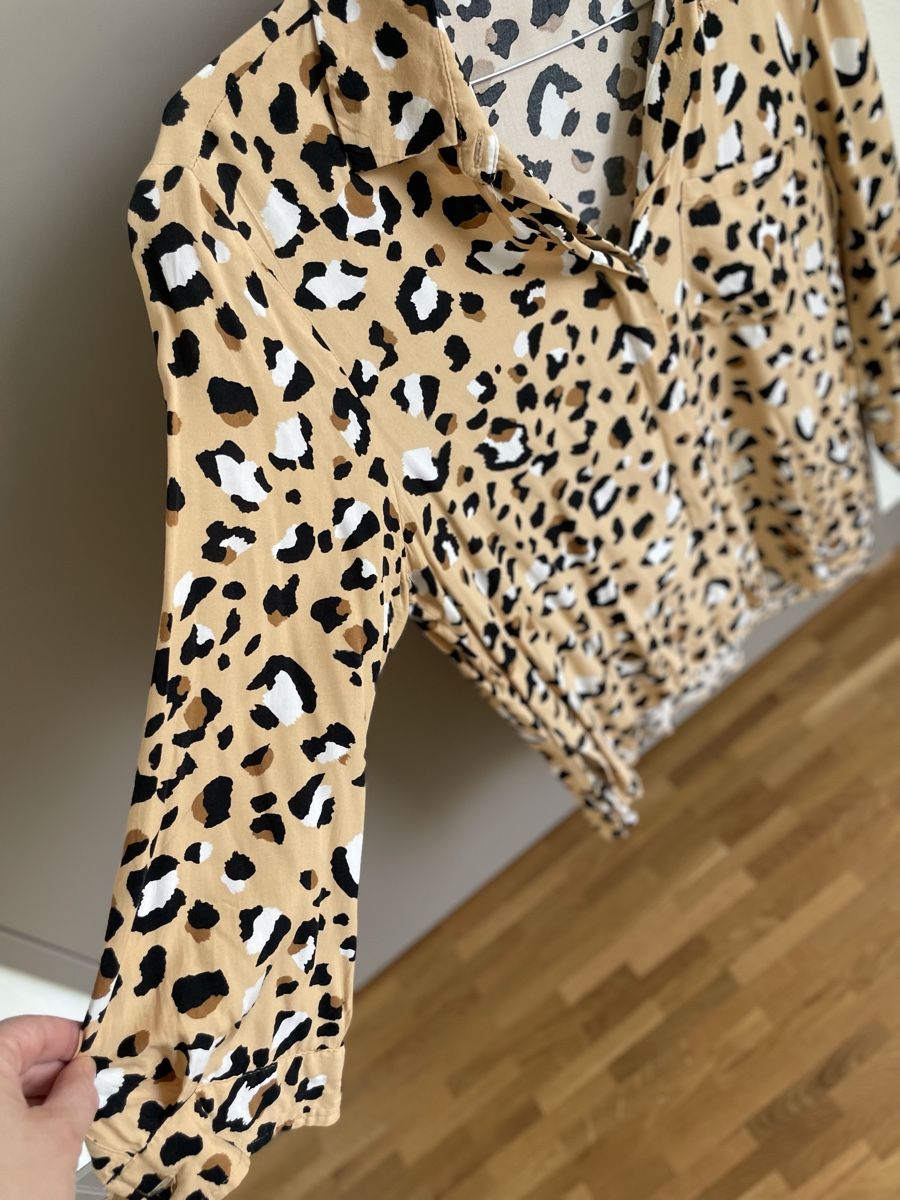 Camicette: Damenbluse Leopardmuster Gr.M New York – Nuovo (secondo la descrizione) da Zürich venduto da Mary233 1