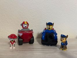 Paw Patrol Spielfiguren und Fahrzeuge gebraucht Zustand