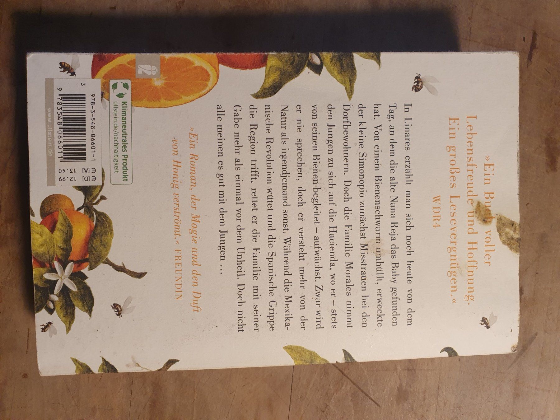 Libri: Das flüstern der Bienen Sofìa Segovia Ullstein – Usato da Zürich venduto da loosebone 1