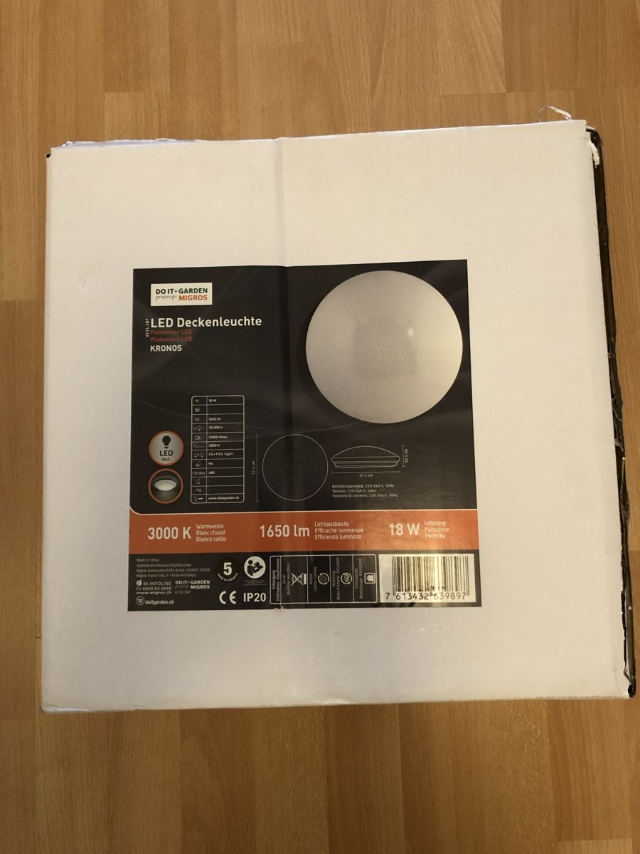 Micasa Lampadari & plafoniere: Plafonnier Migros – Nuovo e nell'imballaggio originale da Gland venduto da marckarl 1