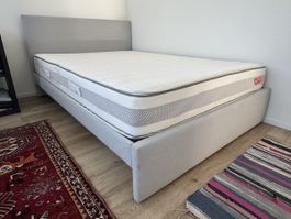 IKEA Upholstered Bed 140x200 cm incl. Robusta Mattress – Ver