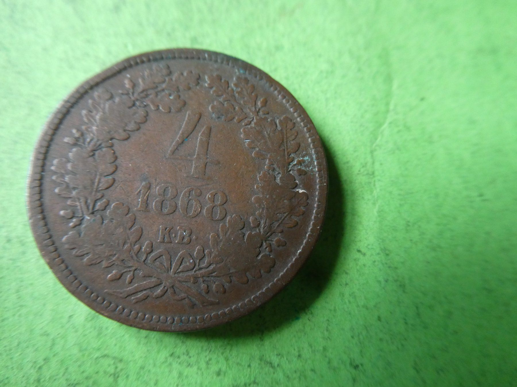 Tutti le monete: Ungarn 1868 KB, 4 Kreuzer – Usato da Hinterforst venduto da Rohusri 1