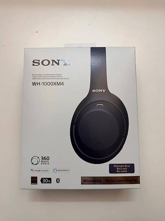 Cuffie: SONY WH-1000XM4 Midnight Blue – Nuovo e nell'imballaggio originale da Buchrain venduto da mlaurant
