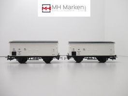 Piko 2x 6407 Kühlwagen der DR DC GS H0 Deutsche Reichsbahn