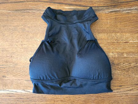 Sexy neckholder Sport-BH/Bustier in Schwarz, Grösse 36