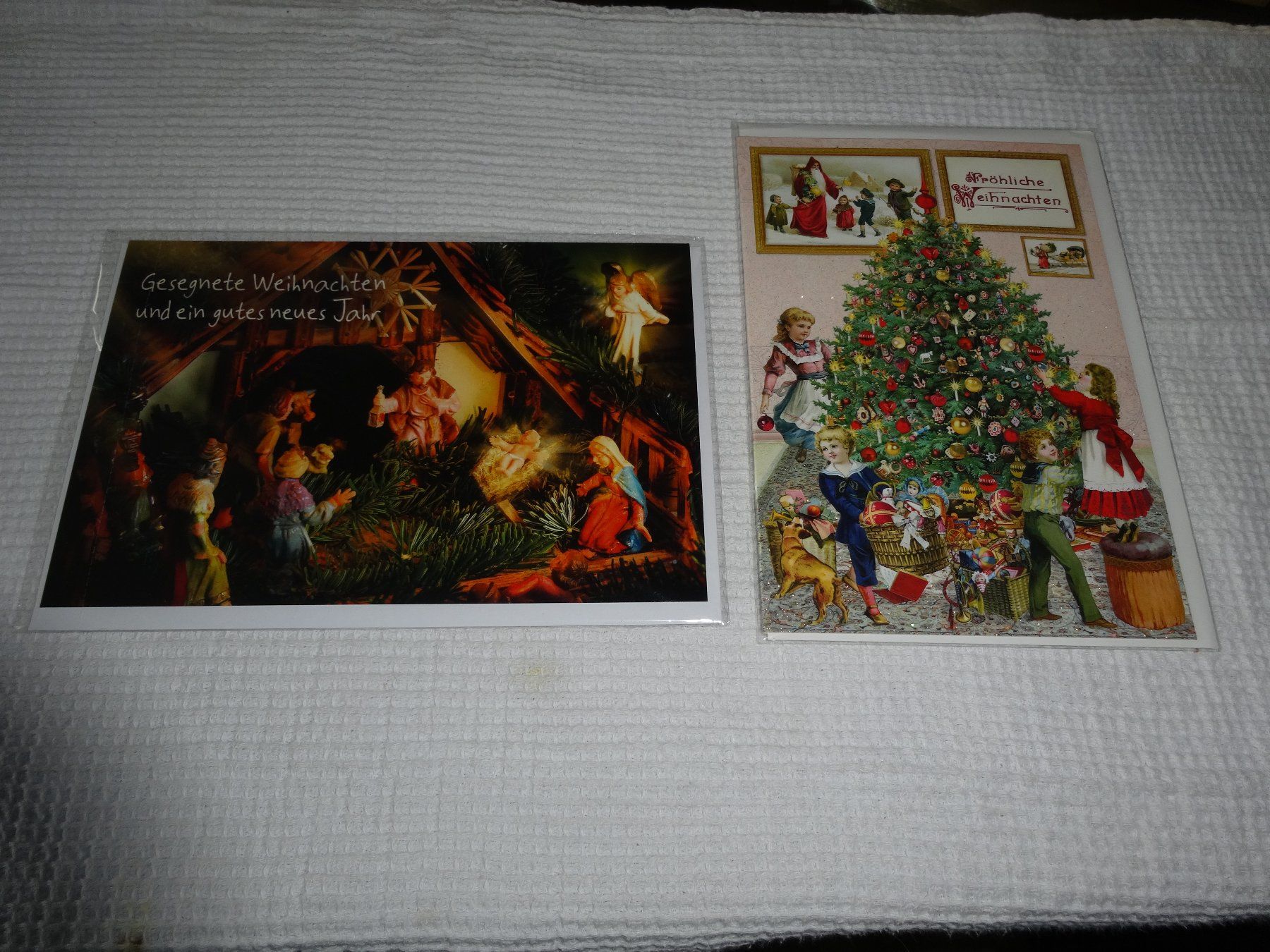 Cartes: 2 Weihnachtskarten – Neuf avec emballage d'origine à Neerach par jenny062