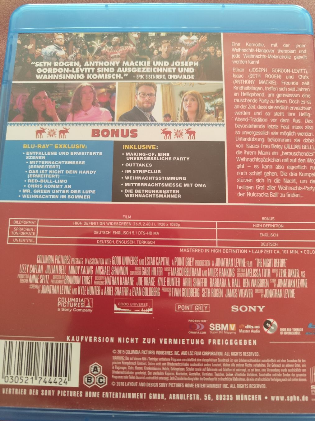Tutti i DVDs: Blu-Ray Die Highligen Drei Könige – Usato da Zürich venduto da Slevin2710 1