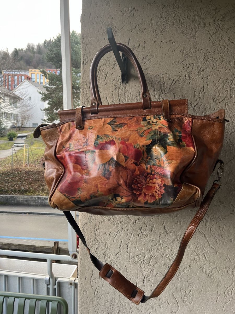 Borse: Ledertasche (Echtleder) – Usato da Zürich venduto da jalexandra6 1