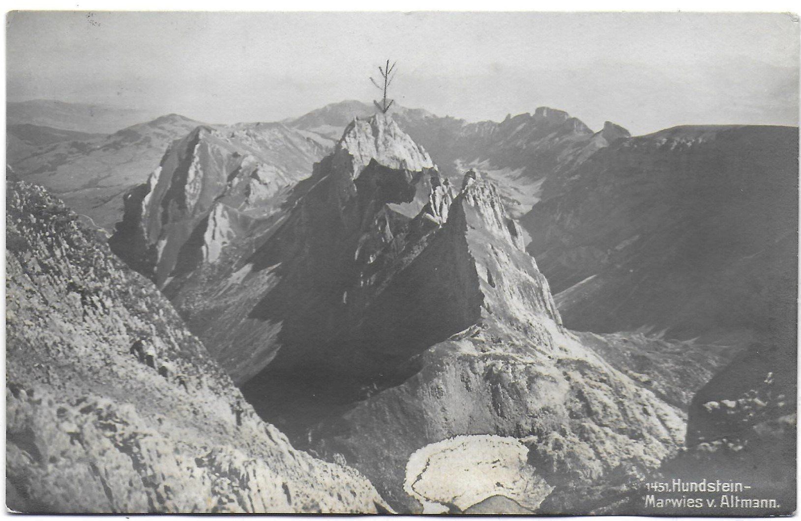 Cartoline postali: Hundstein -  Marwies v. Altmann – Usato da Kloten venduto da kanschweiz