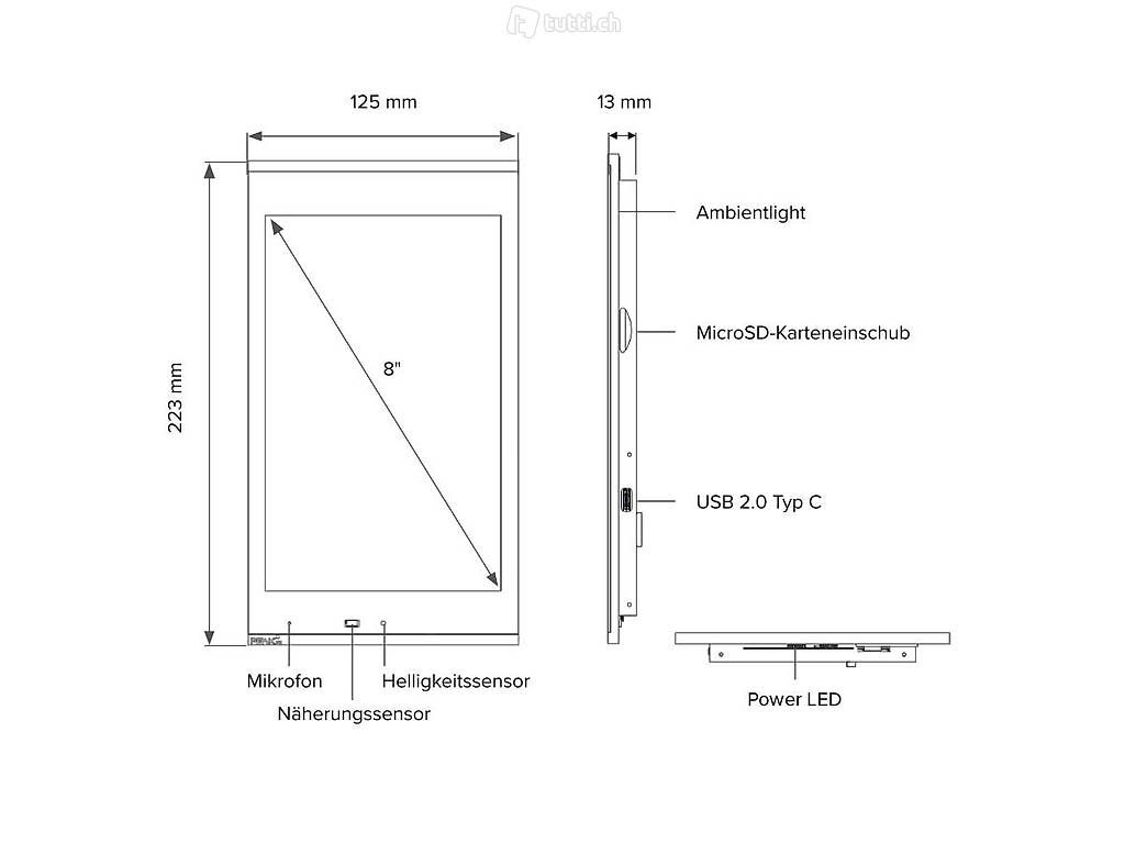 Interruttori: PEAKnx Controlmicro 8" KNX Touch Panel – Usato da St.Erhard venduto da tokylo 4