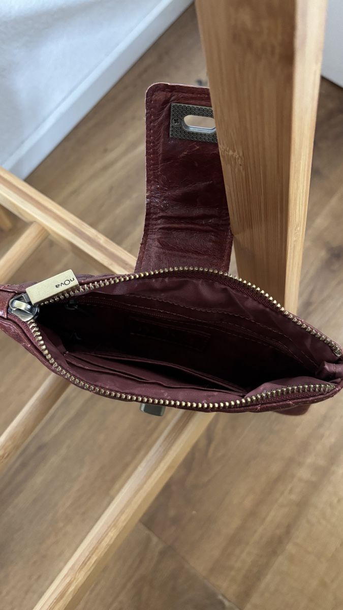 Taschen für Damen: Clutch, Leder, dunkel bordeaux, Nova – Neu (gemäss Beschreibung) aus Vilters von Sidsel_M 4