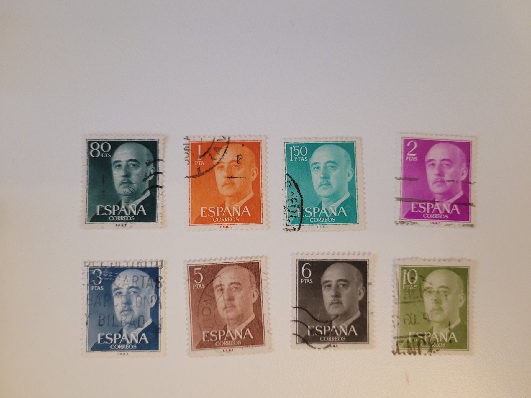 Alle Briefmarken: Marken Spanien ex. General Franco – Gebraucht aus Inwil von Flower2325