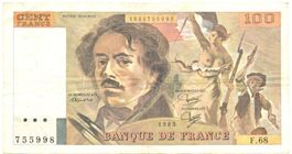 Frankreich France 100 Francs 1983 P154b