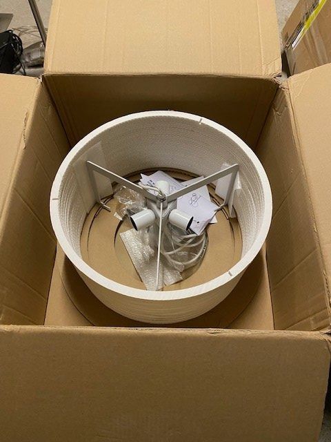 Kronleuchter & Deckenlampen: Pendelleuchte Drum 18 weiss von Graypants – Neu und originalverpackt aus Umiken von licht5040 1