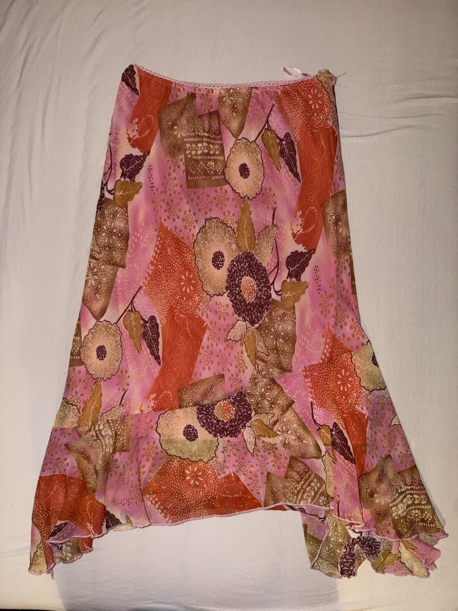 Jupes: Midi skirt Pink Floral Pattern – D'occasion à Lenzburg par cid_pc7z 1