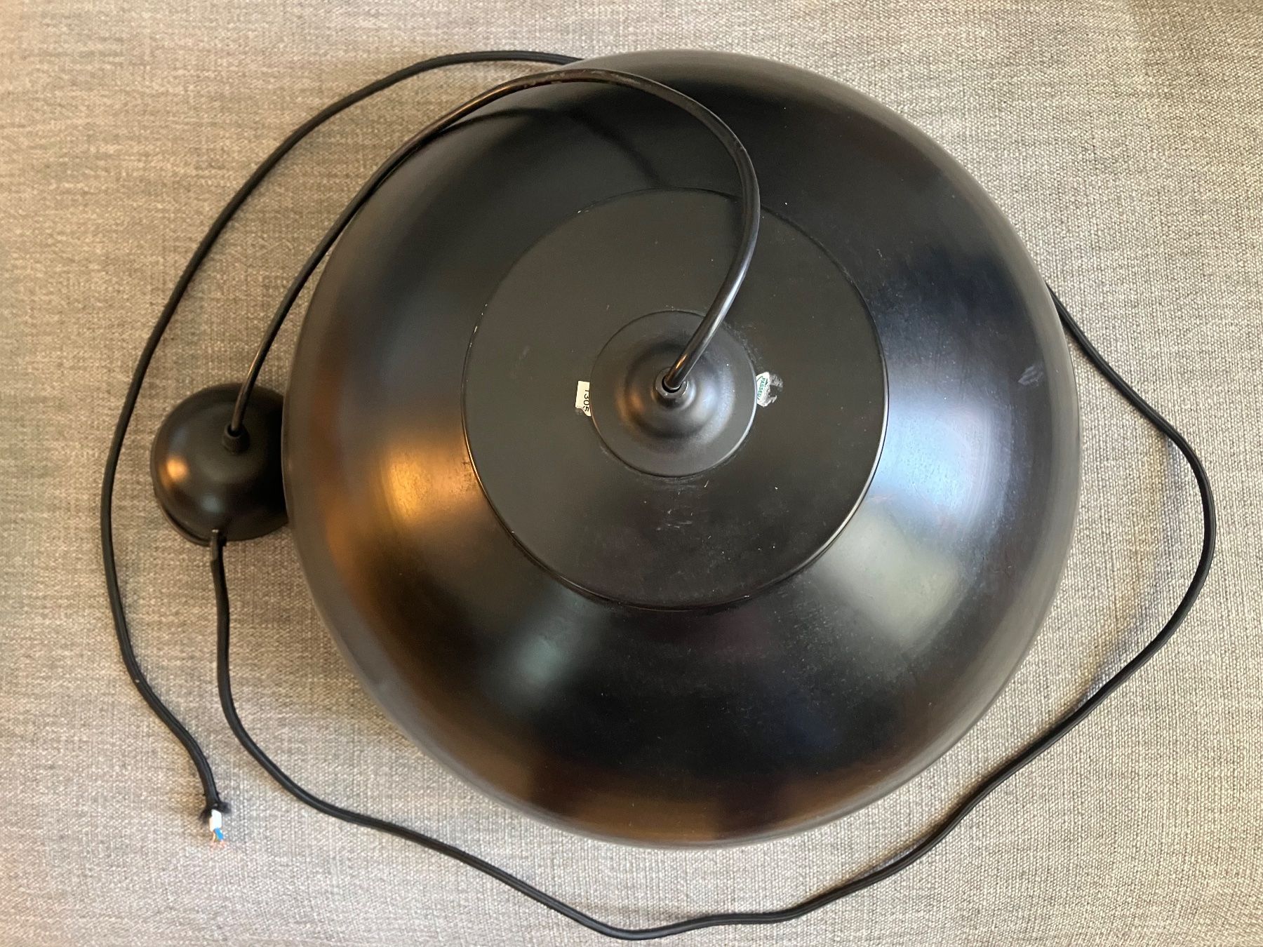 Lampenschirme: Tolle, grosse Metalllampe in Schwarz – Gebraucht aus Winterthur von t8schuu 1