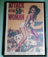ATTACK OF THE 50 FOOT WOMAN Poster A3 Movie