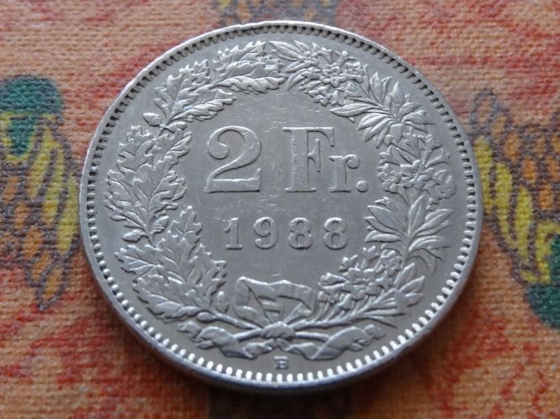 Tutti le monete: 2 Fr. 1988  (C) – Usato da Romanel-sur-Lausanne venduto da Swift13