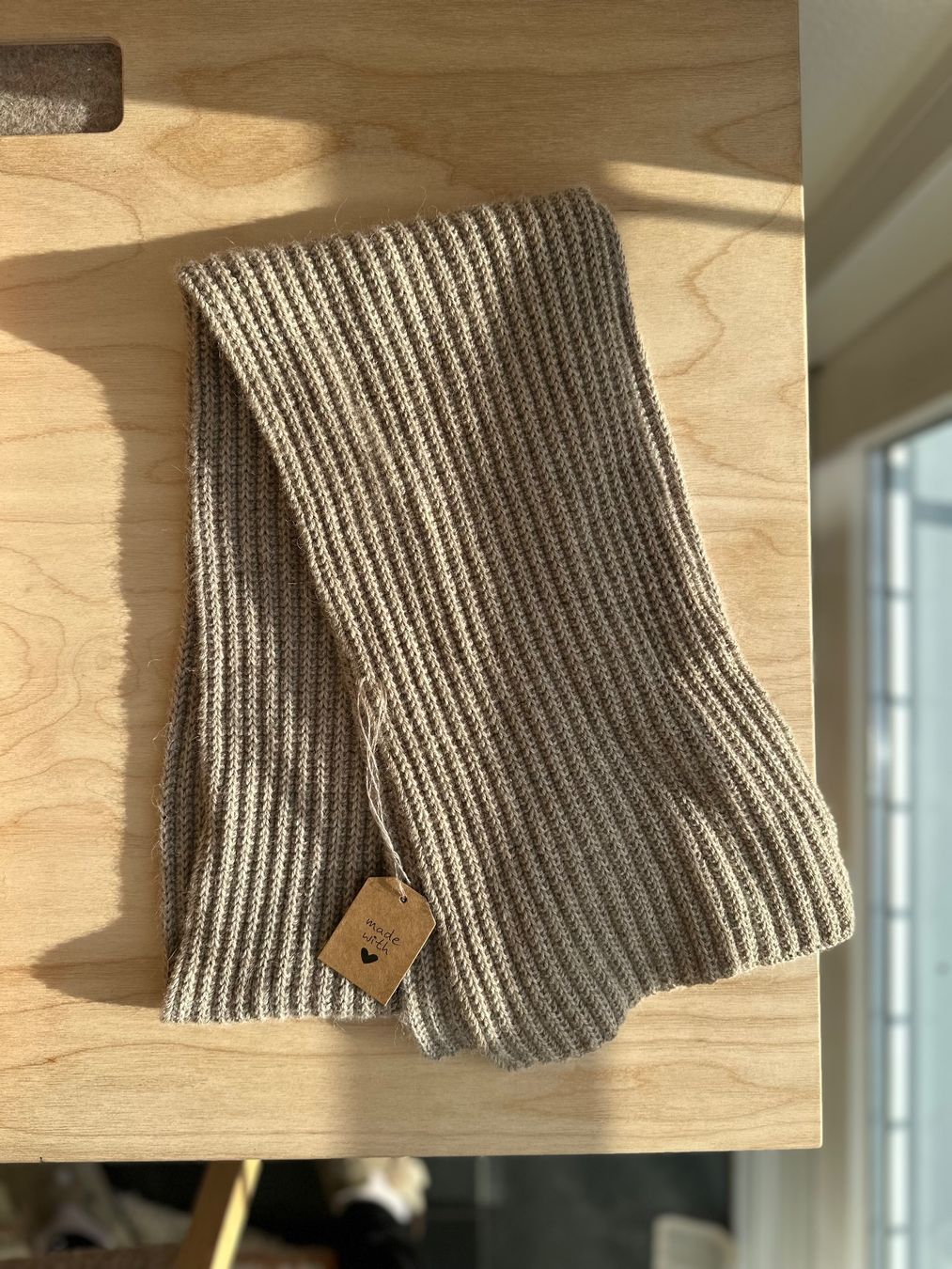 Foulards, Tücher & Schals: Handgestrickter Schal aus Alpaka Wolle – Neu (gemäss Beschreibung) aus Ormalingen von nude.knits 1