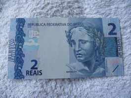 Brasilien 2 Reais 2010/23, P-252, Prfx KE, 101428110, Unc