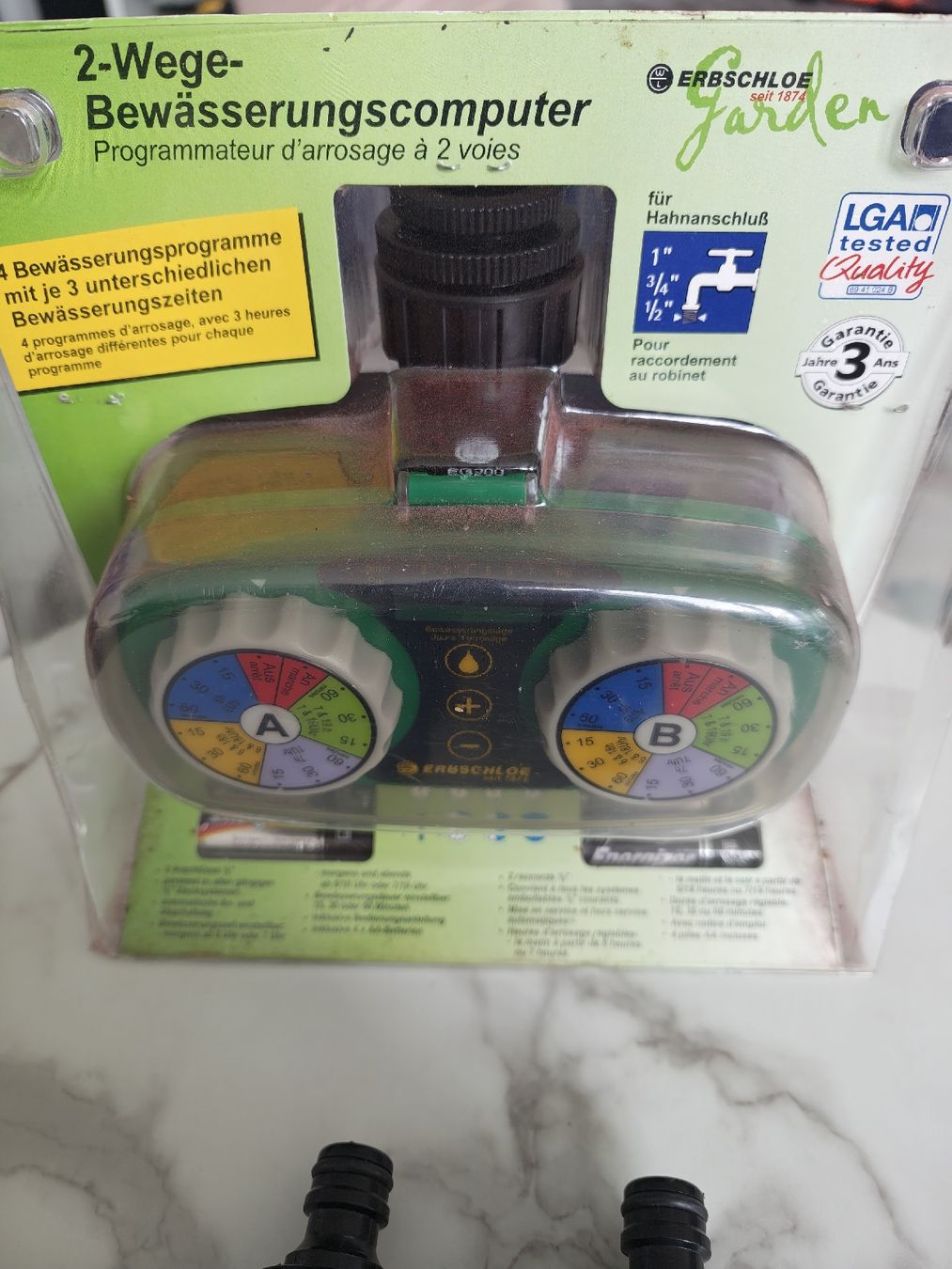 Tutti gli attrezzi: Bewässerungscomputer Gardenline 2-Wege Neu – Nuovo (secondo la descrizione) da Flurlingen venduto da dob_959p 2
