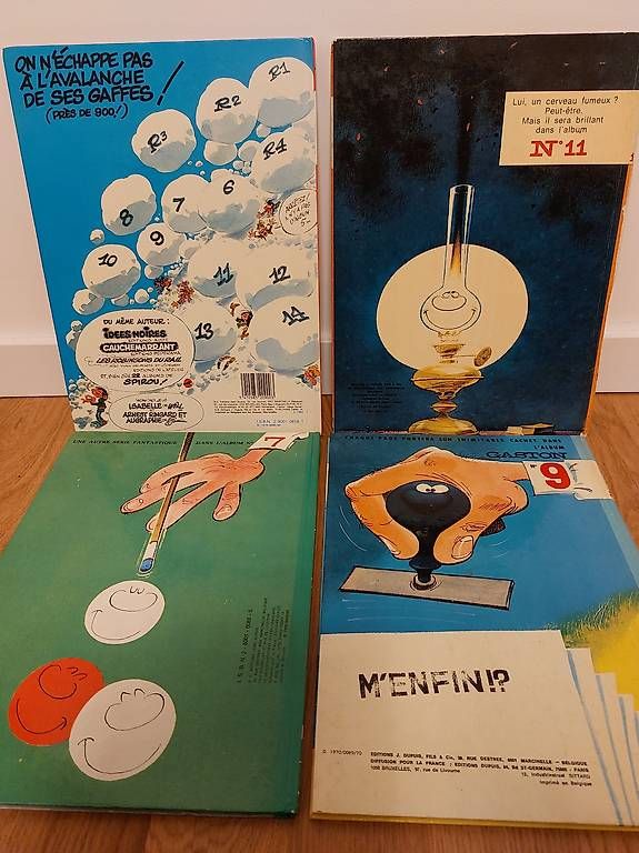 Fumetti: 4 BD's Gaston Lagaffe  – Usato da Martigny venduto da paquito60 3