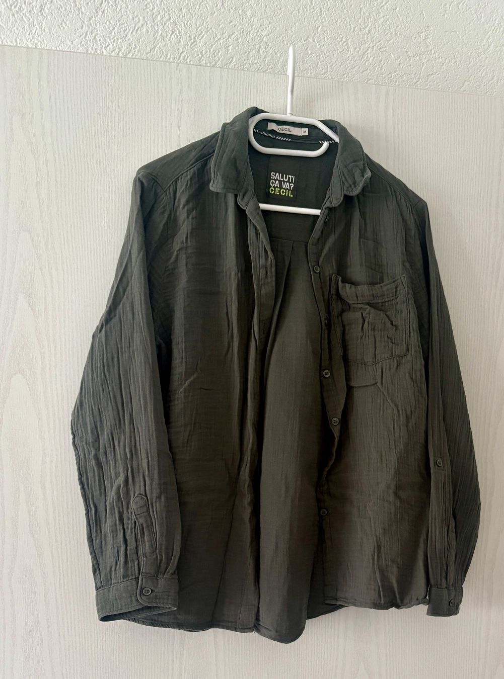 Cecil Camicette: Musselin Bluse olive, M – Nuovo (secondo la descrizione) da Spiez venduto da nomii20