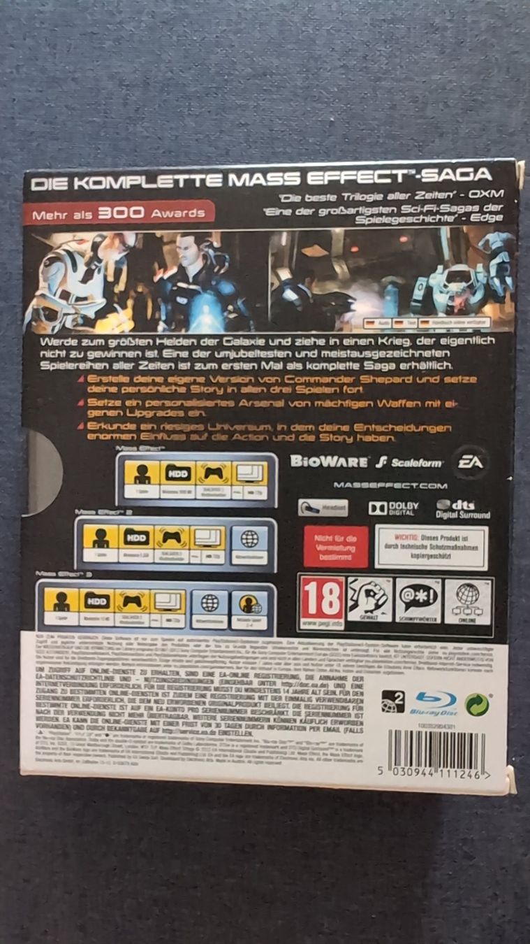 Jeux: Mass Effect Trilogy (1+2+3) PS3 – D'occasion à Zürich par man_8hdl 1