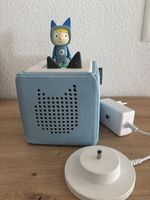 Toniebox hellblau mit Kreativtonie