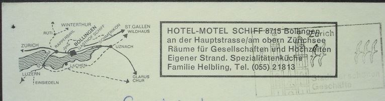 Cartoline postali: BOLLINGEN Flugaufnahme – Usato da Jona venduto da philajona 1
