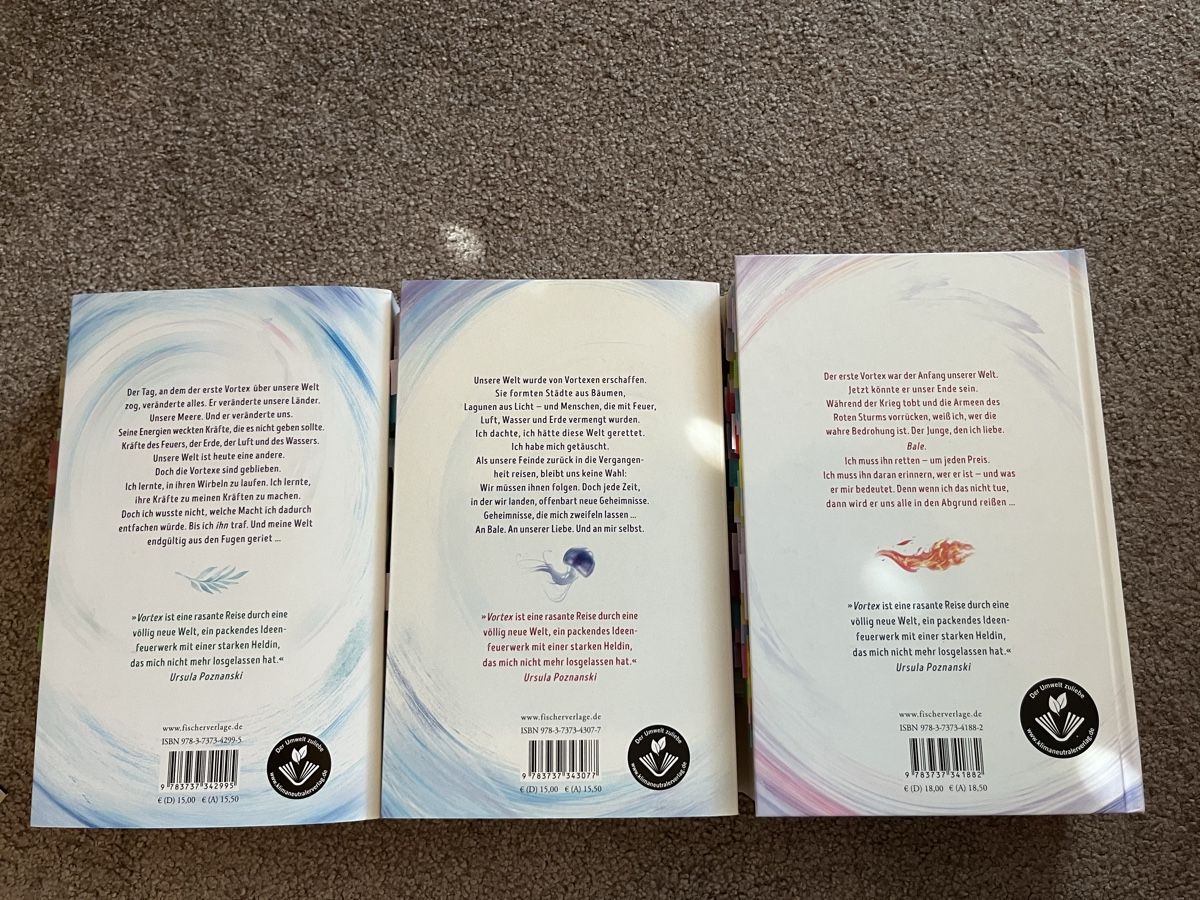Bücher: Vortex Trilogie - Anna Benning – Neu (gemäss Beschreibung) aus Düdingen von aline.gugler 1