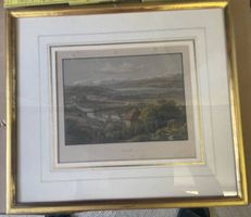 Stich Zürich, mit Goldrahmen 30 x 27 x, mit Zertifikat, Foto