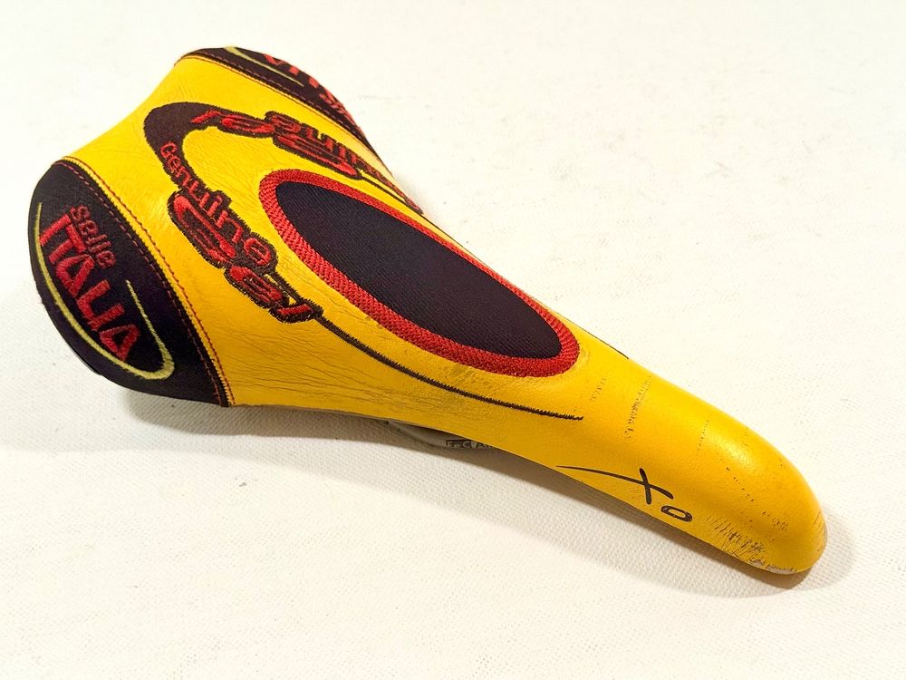 Selle Vintage Selle Italia XO – VTT/route Années 90 – Noire Made In Italy